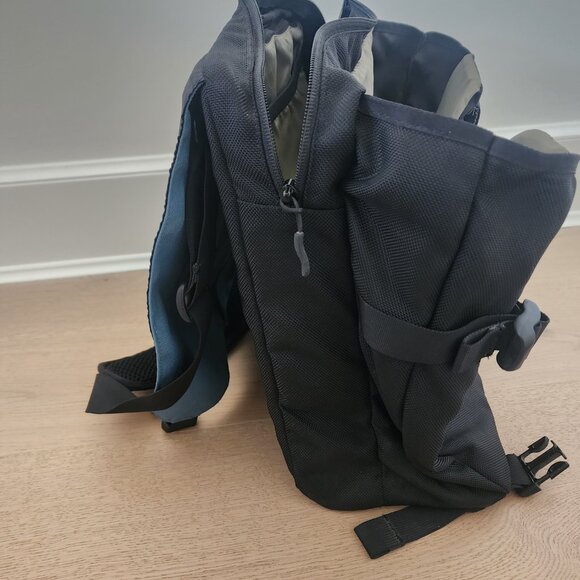 Blur blue/black flat bottom bag - Picture 9 of 11